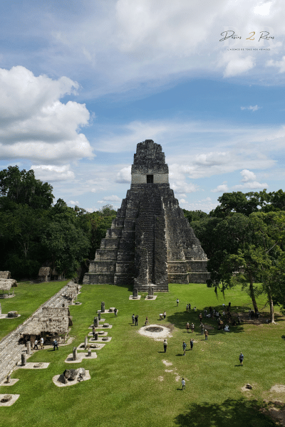 vue du Unnamed Road, Tikal, Guatemala