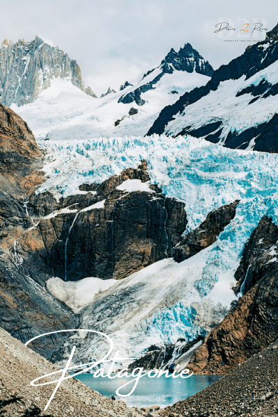 Image d'un glacier en patagonie