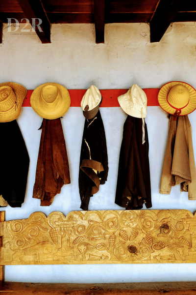 chapeau et vêtement traditionnel du guatemala