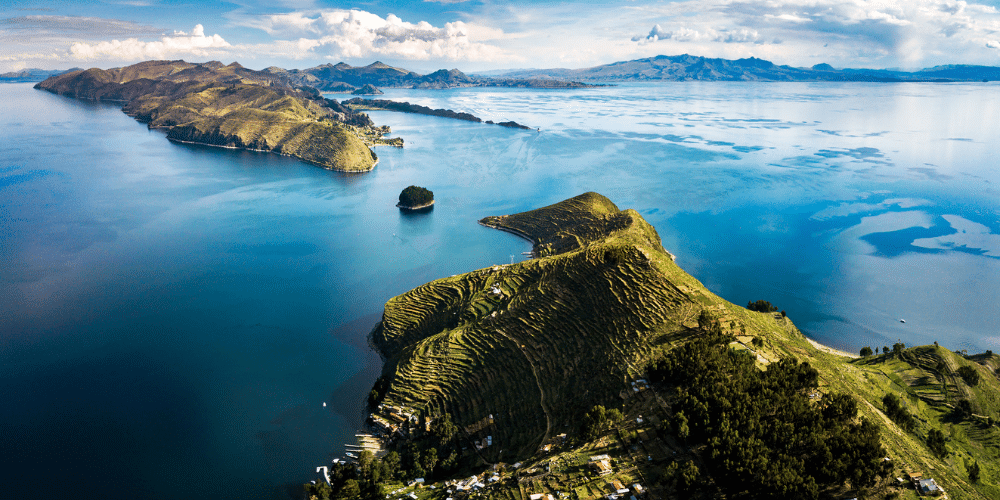 Île du soleil au lac Titicaca