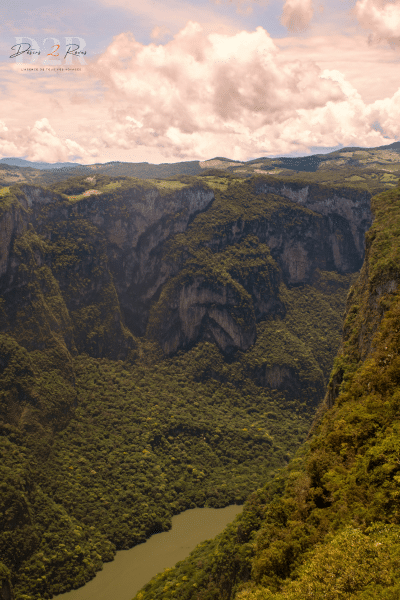 vue aérienne des montagnes mexcaines